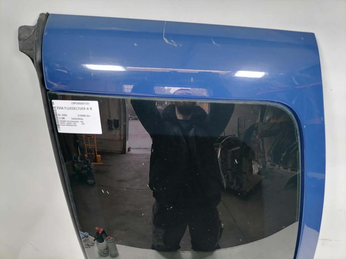 VW Caddy 2K original Flügeltür rechts LL5M Indienblau Bj.2006